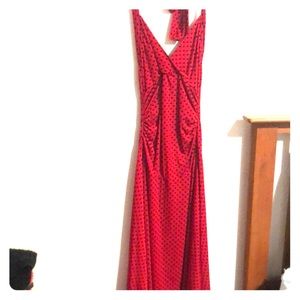 Fun red polka dot party dress retro Slye!